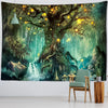 Lantern Tree Of Life Tapestry Wall Hanging